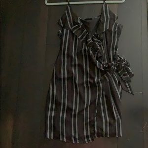Black Striped Dress